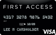 First Access Visa® Solid Black Credit Card - Travel Credit Card